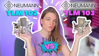 THE BEST BUDGET NEUMANN MIC? TLM103 VS TLM102 | Sound Comparison (Vocal and Guitar)