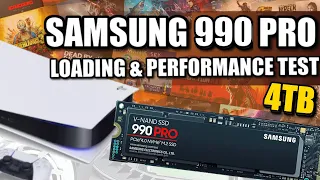 Samsung 990 Pro 4TB SSD PS5 Test - Any Good?