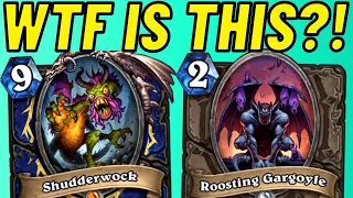 The LEAST Played Card in Hearthstone HISTORY! Roosting Gargoyle OTK!