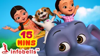 Hathi Raja Kahan Chale & much more | Hindi Rhymes & Balgeet | Infobells