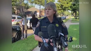 Woman was shot at 50 times when she was killed outside her Houston-area home early Tuesday: deputies