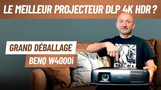 Le meilleur projecteur DLP 4K HDR ?! - Le Grand Déballage BenQ W4000i avec @PPWorld