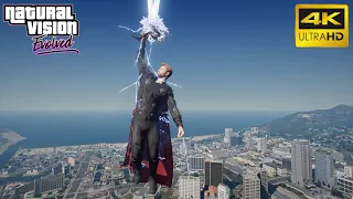 GTA 5 - Thor Ultra Realistic Graphic Gameplay (Natural Vision Evolved) 4K