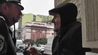 Ветеран - бомж и Президент Порошенко