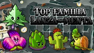 Top 12 Plantas de la peor a la mejor de la familia Lanza-menta de PvZ 2