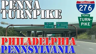 I-276 East - Pennsylvania Turnpike - Philadelphia - Pennsylvania - 4K Highway Drive