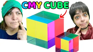 Tried Making This Viral CMY Cube With Resin