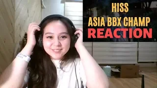 HISS | Asia Beatbox Champion 2019 REACTION