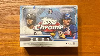 2021 Topps Chrome baseball blaster box break!