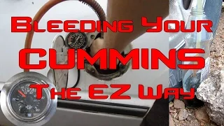 How to Bleed Your Cummins Fuel System