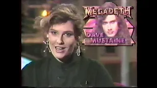Short interviews with Megadeth from MTV in 1986
