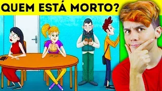 QUEM ESTÁ MORTO? ☆ CHARADAS ANIMADAS DE MISTÉRIO PARA TESTAR SEU QI ☆