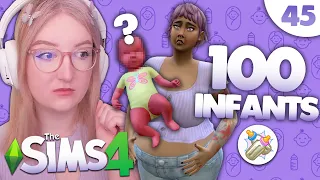 It Finally Happened... - 100 Infants Challenge [45] | The Sims 4