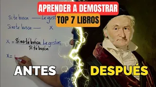 Top 7 MEJORES Libros para Aprender a DEMOSTRAR (Nivel Gauss)