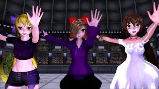 【MMD】 Welcome to the show//Creepypastas[Nina, Jane & Cata The Killer]