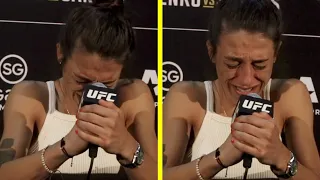 Joanna Jedrzejczyk Breaks Down In Tears After Retiring