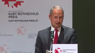 Kurt Rothschild Preisverleihung 2017: Laudatio von Andreas Schieder