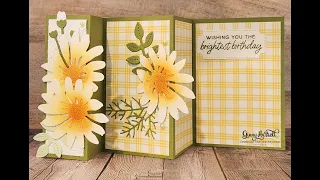Cheerful Daises and a new fun fold