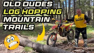 Old Dudes Log Hopping Mountain Trails