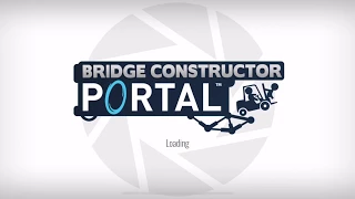 Bridge Constructor Portal Chapter 2 Level 16 Walkthrough Gameplay | Propulsion Gel 02