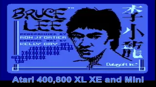 Atari 400 800 XL XE COMPUTERS - DataSofts Bruce Lee Game included with the 400 Mini