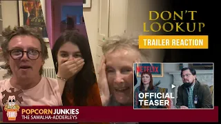 DONT LOOK UP (Official Netflix Teaser - Leonardo DiCaprio) The POPCORN JUNKIES Reaction