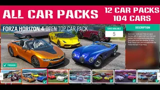 Forza Horizon 4 All Car Packs (DLC) in 2021 - 104 Cars