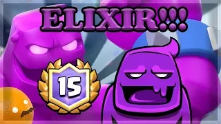 ELIXIR GOLEM EMOTE at 15 Wins - Draft Challenge 🍊