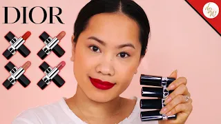 NEW!!ROUGE DIOR REFILLABLE LIPSTICK | ALL 4 FINISHES 999, and more..