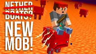 NEW Nether Snapshot 20w13a: Strider mob, Lodestone block, Compasses, and more! (Minecraft Beta)