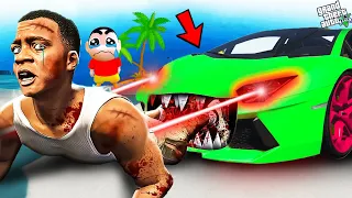 Franklin's New Cursed Killer Car Kill Franklin In GTA 5 ! | GTA 5 AVENGERS