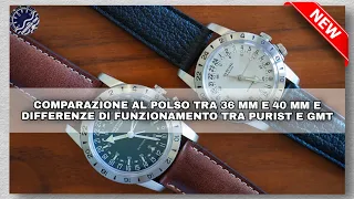 Nuovi Glycine Airman No1 36mm e The Chief 40mm zaffiro: Indossabilità e come si leggono Purist e Gmt