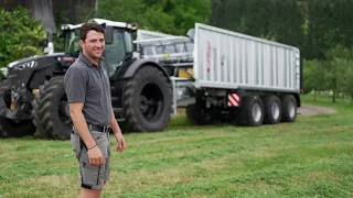 Effizientes Häckseln mit Fliegl Abschiebern und Kippern - Ganzpflanzensilage als Energielieferant