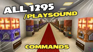 Every Playsound Command in Minecraft Bedrock!