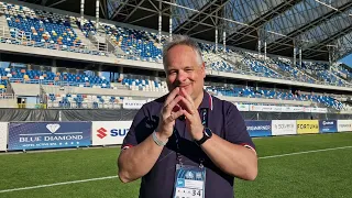 Prezes Grégoire Nitot po meczu ze Stalą Rzeszów