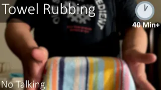 ASMR | Towel Rubbing (NO TALKING)