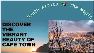 "Discovering Cape Town: A Journey to South Africa's Southern Gem" 🌍 🇿🇦