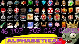"TOP 40" Pop Cap Classic Game's [Alphabetical] 1080p 60Fps