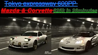 GT7| RX-7 & C6 ZR1 Tokyo expressway 600PP event
