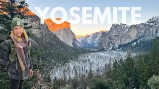 Solo Trip to Yosemite National Park in Winter