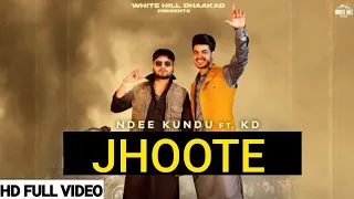 Jhotte (Official Video) Ndee Kundu Ft. KD _ MP Sega _ Songs Harayanvi 2022 New Haryanvi