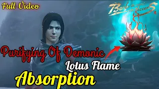 Purifying Demonic Lotus flame Absorption Btth third rank Heavenly flame