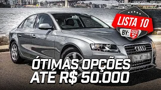 10 CARROS BONS PARA COMPRAR ATÉ R$50.000