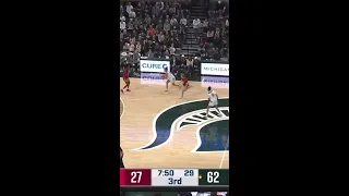 Deedee Hagemann Makes 3 vs. Rutgers | Michigan State Women's Basketball | Feb. 24, 2024