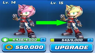 Sonic Forces Speed Battle - RUSTY ROSE BIG UPGRADED - Use 550K Gold Rings for Upgraded Gameplay 3D