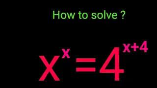 Nice Algebra Exponential Equation: X=?