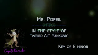 ''Weird Al'' Yankovic - Mr  Popeil (Karaoke)