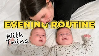 Our Evening Routine With 3 Month Old Twins *Chaotic*