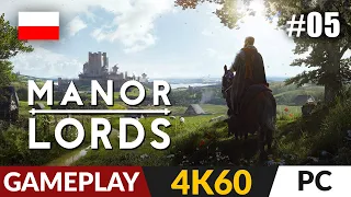 Manor Lords PL 🌱 #5 - odc.5 🔨 Pierwsza bitwa | Gameplay po polsku 4K