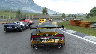 Gran Turismo 7 | Daily Race C | Dragon Trail - Gardens | Toyota GR Supra Race Car